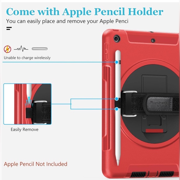 Case for iPad 6th/5th Generation: Military Grade Protective Cover for iPad 9.7 - Picture 3 of 4